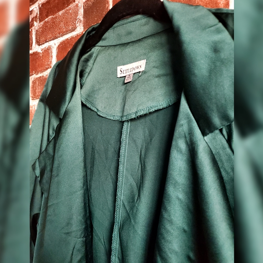 Vintage Forest Green Duster